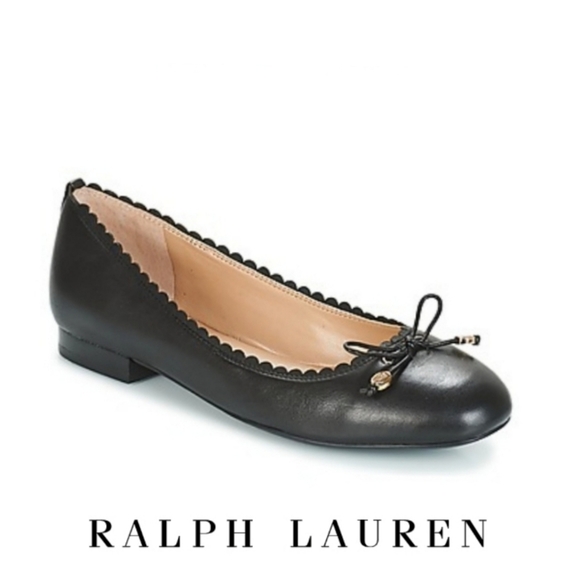 Ralph Lauren Glennie Leather Flats 